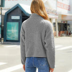 Damen Reißverschluss Steppjacke | Langarm
