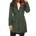 Damen Leichte Regenjacke | Mit Kapuze