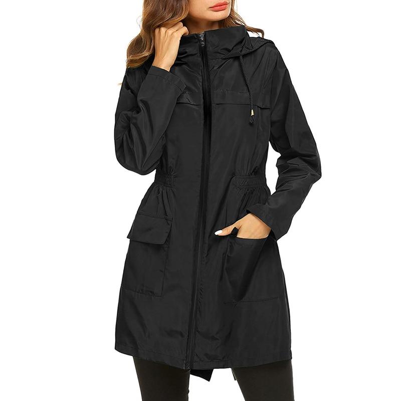 Damen Leichte Regenjacke | Mit Kapuze