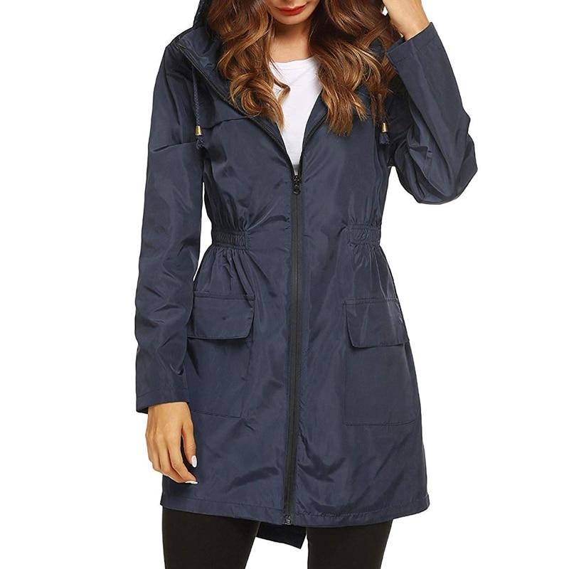 Damen Leichte Regenjacke | Mit Kapuze