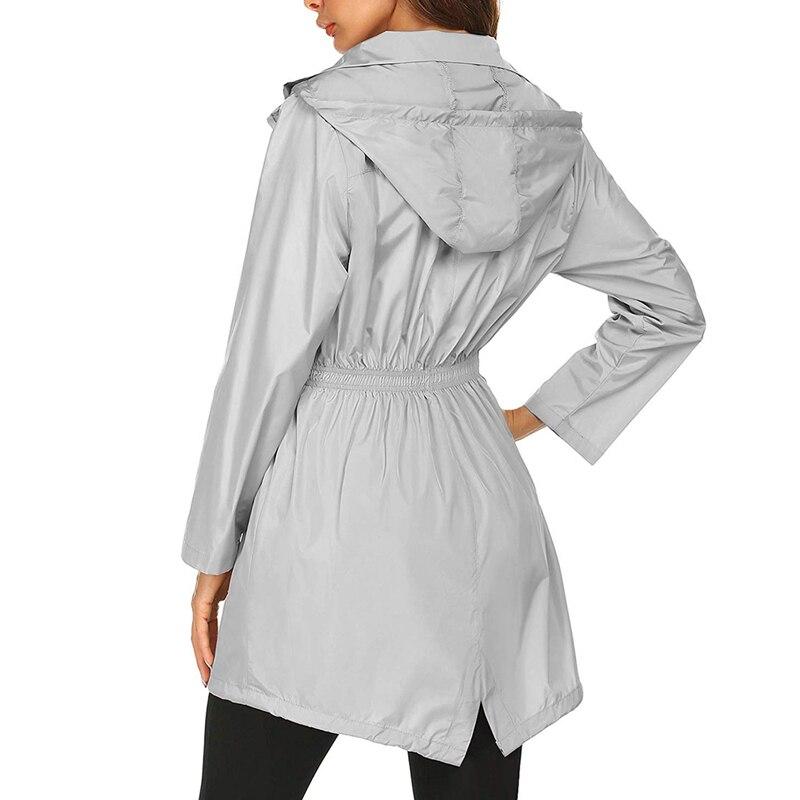 Damen Leichte Regenjacke | Mit Kapuze