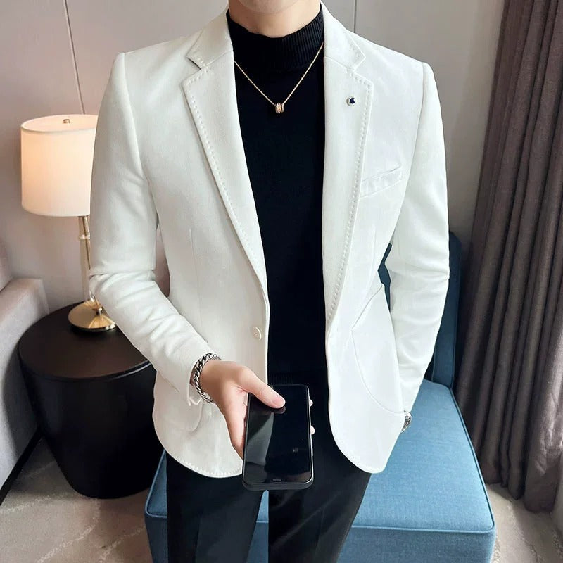 Herren Modern Slim Fit Hochzeitsgast Anzug Blazer | Stilvoll 