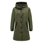 Stylische Damen Regenjacke | Mit Kapuze