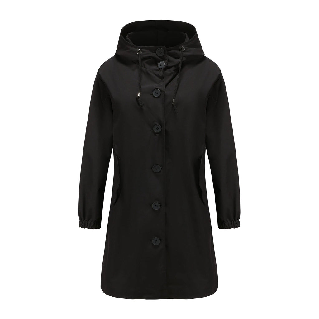 Stylische Damen Regenjacke | Mit Kapuze