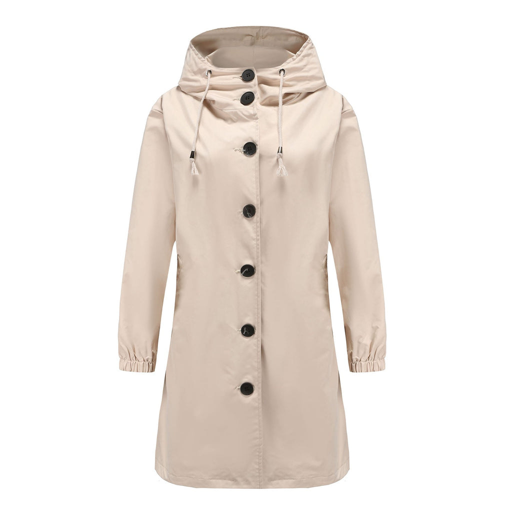 Stylische Damen Regenjacke | Mit Kapuze