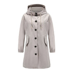 Stylische Damen Regenjacke | Mit Kapuze