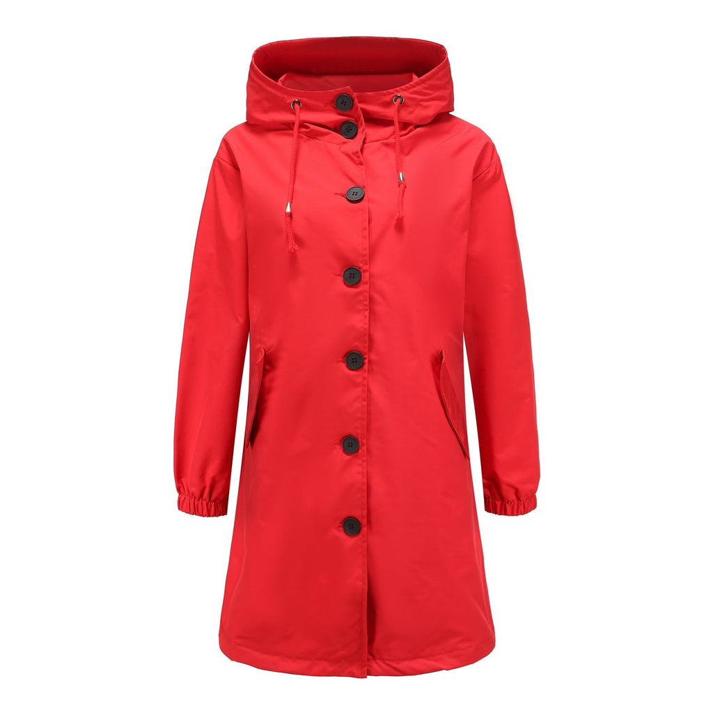 Stylische Damen Regenjacke | Mit Kapuze